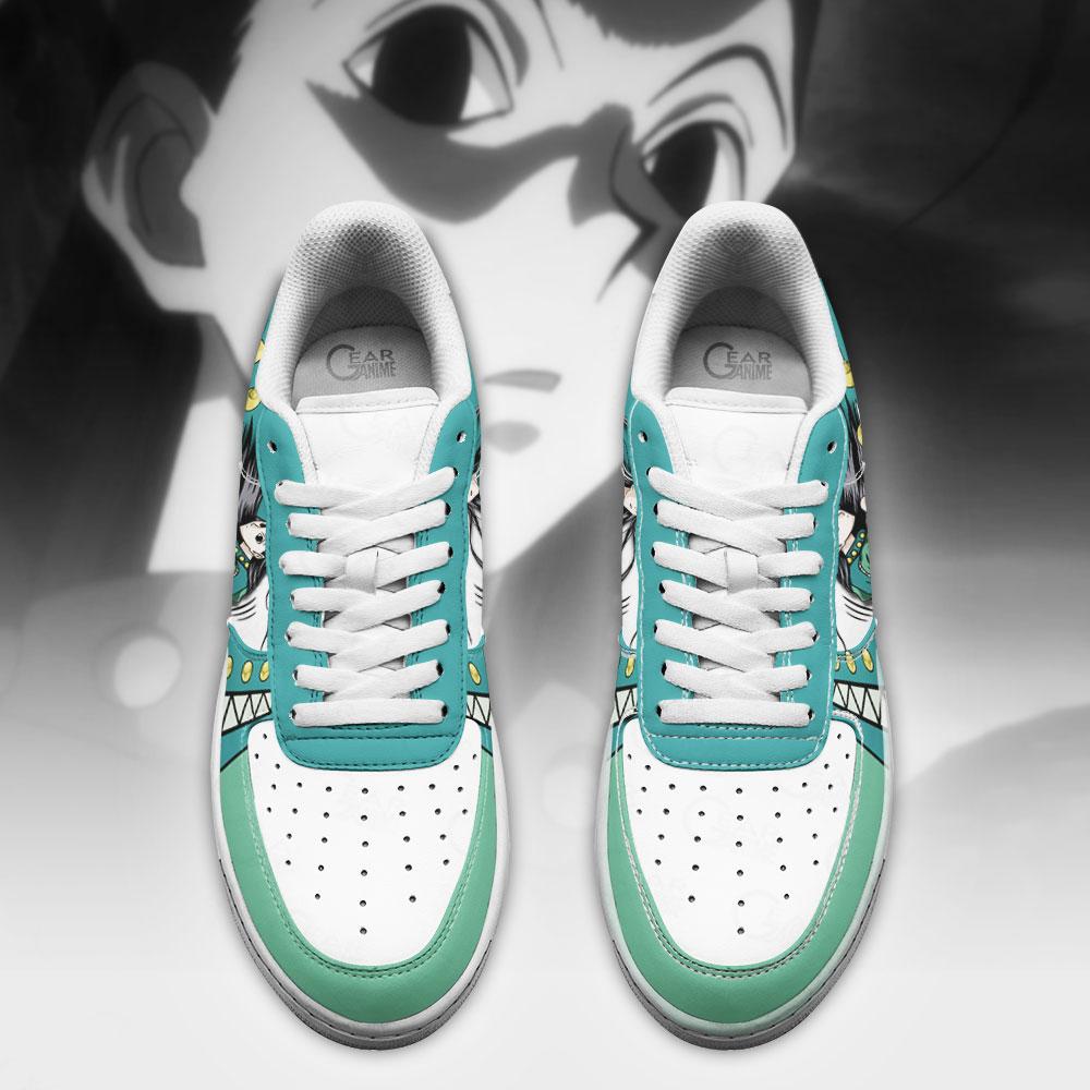 Japan Anime Custom Sneakers,Illumi Zoldyck-Hunter X Hunter Shoes,Air JD1 Shoes Gift For Fan Anime Vegan Leather Shoes Athletic Shoes