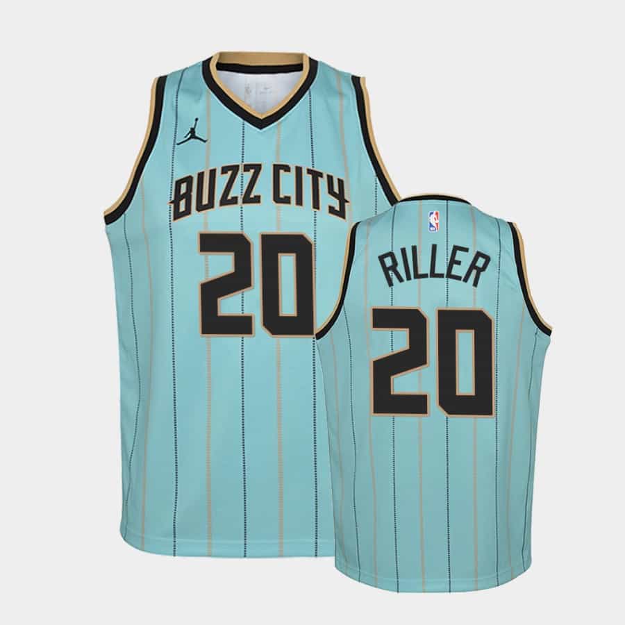 Charlotte Hornets Grant Riller City Mint Green 2020 Nba Draft 2020